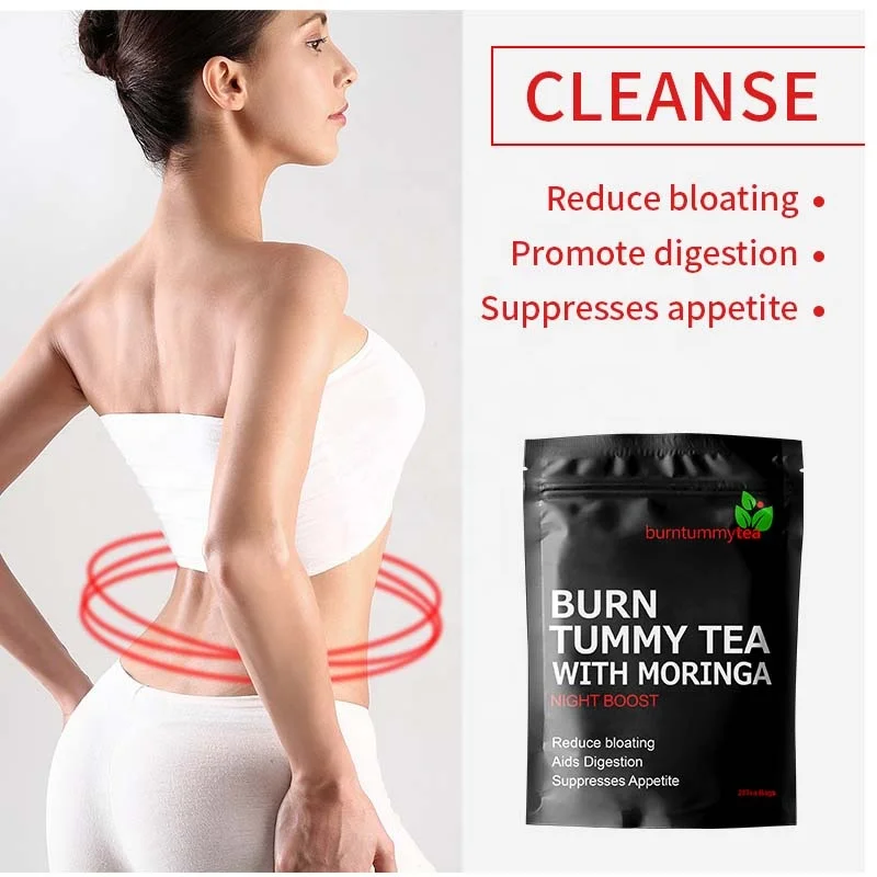 Slimming tea pert de poid detox green slim belly diet teabag the minceur weight loss tea Flat slim tummy tea