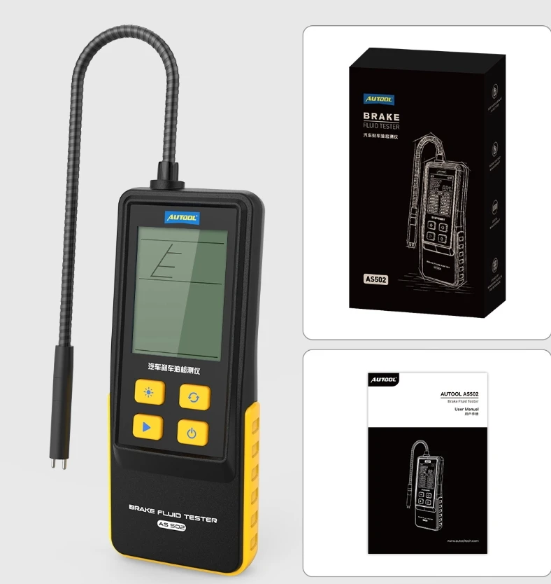 The Best Quality Auto As502 Universal Car Brake Fluid Liquid Oil Tester For Cars
