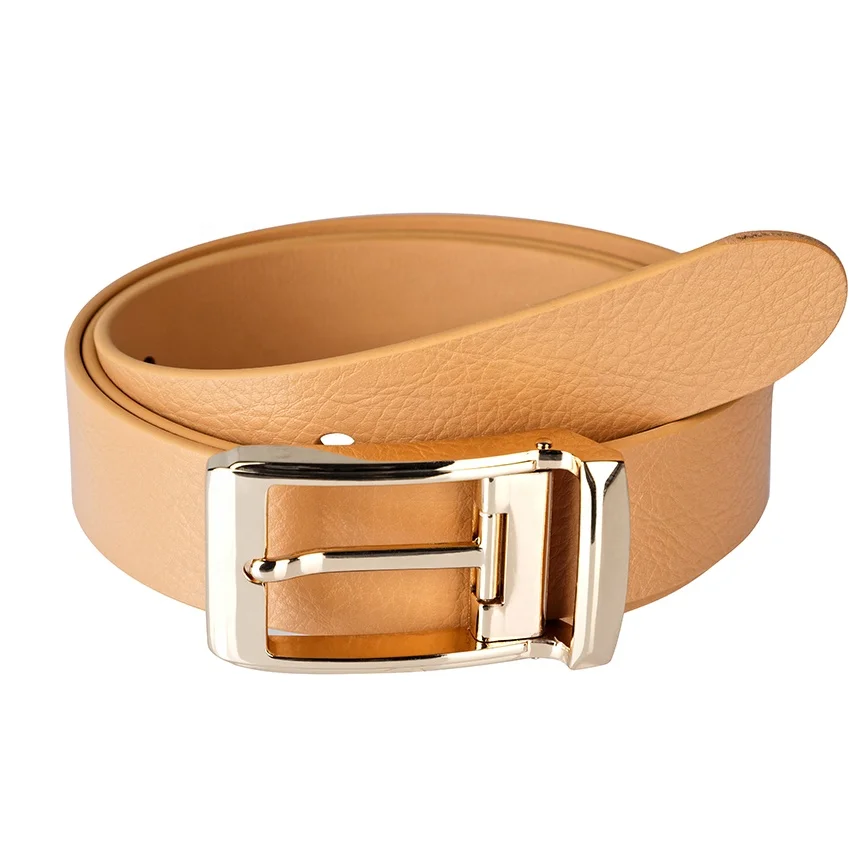 
2018 Custom Logo Reversable Pin Buckle Non Genuine Belts Leather Men 