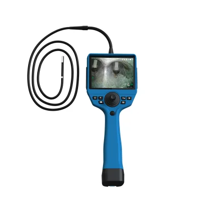 Flexible Industrial Videoscope Inspection Camera 5.2' Display Waterproof IP67 Photo Editing HD Camera 360 Degree Joystick
