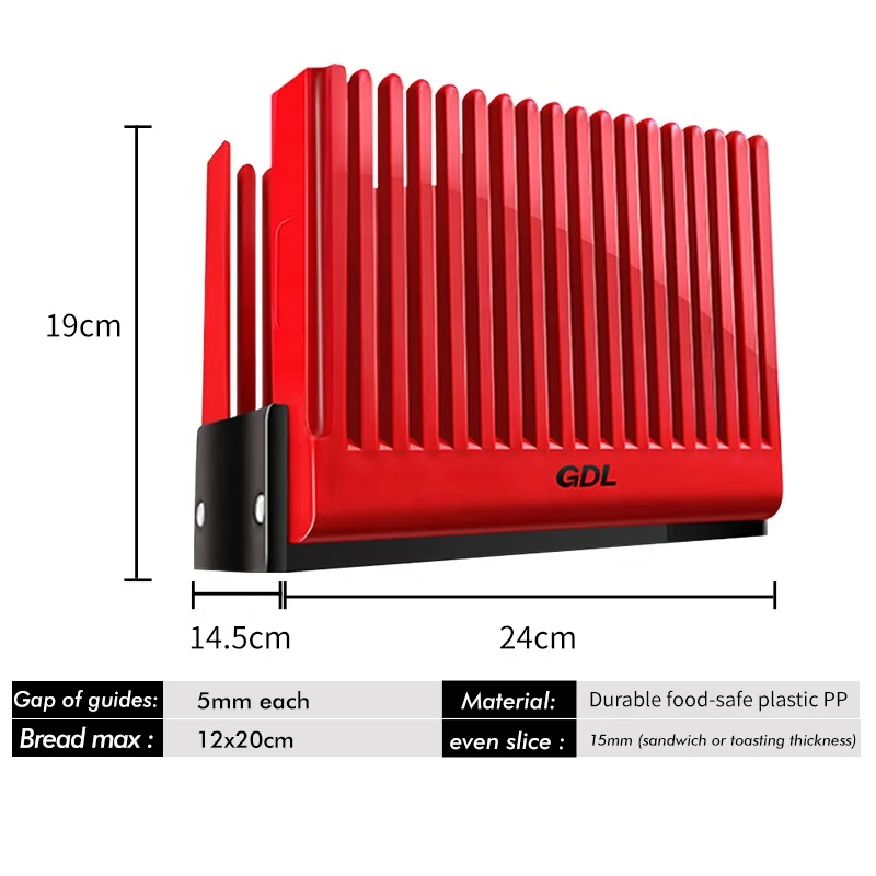 Homemade bread cutter manual foldable toast bread slicer