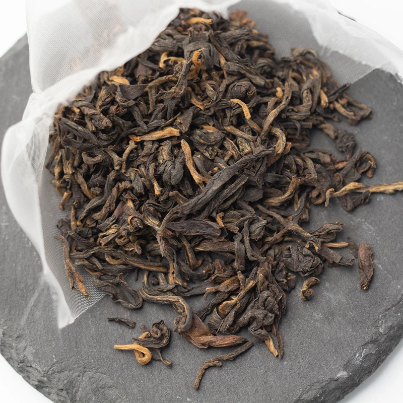 Custom Logo Ruby Black Tea bag 6g wholesale boba bubble milk tea leaves pouch Triangle tea bag