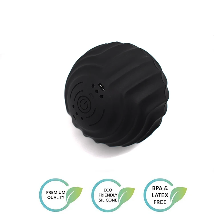 Electric Vibrating Massage Ball Fitness Yoga Massage Roller Relieving Muscle Tension Pain Pressure