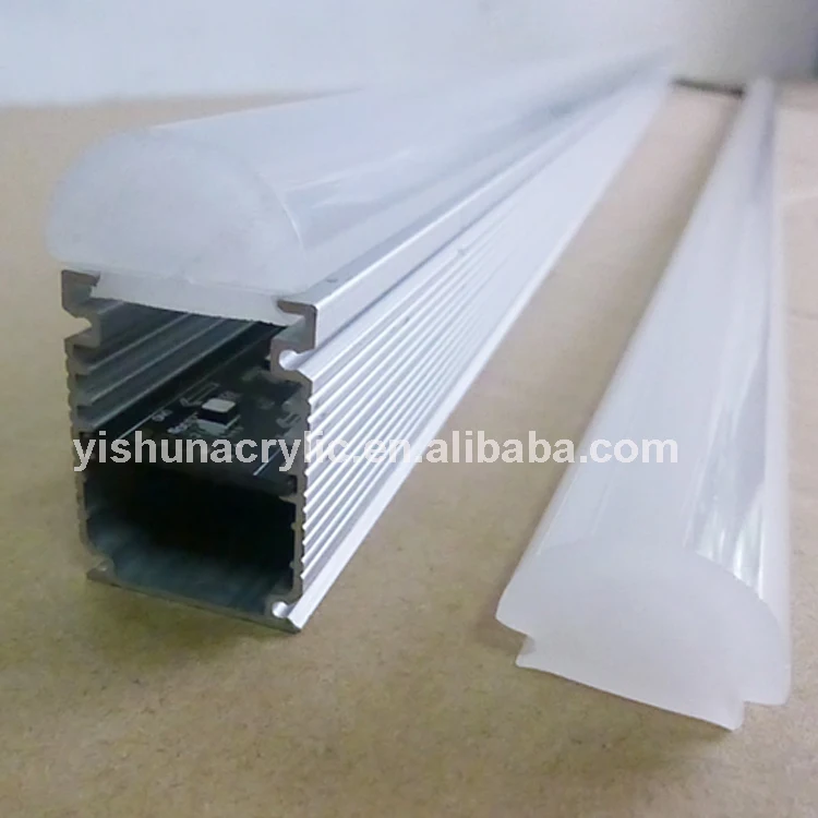 Guangzhou manufacturer  custom extruded pmma  light diffusion acrylic rod for modern lighting lampshade