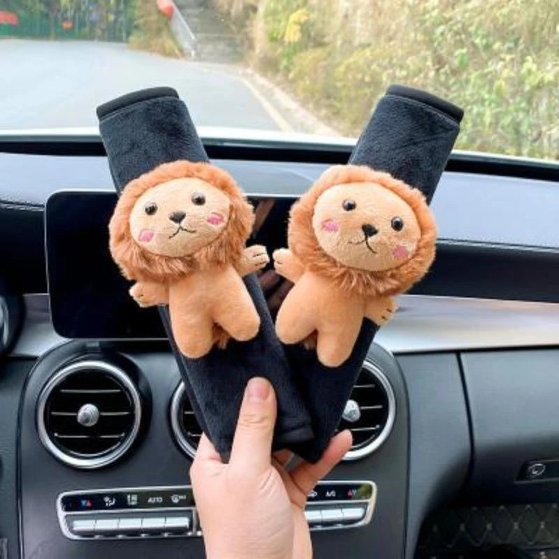 Car safety belt shoulder protector cute cartoon car safety belt choke protection sleeve car decoration