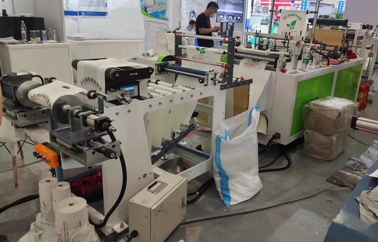 High Cost Performance Biodegradable Plastic Bag On Roll Making Machine Without Core