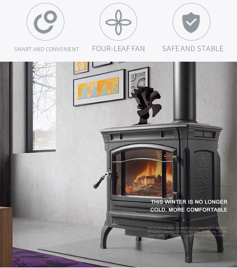 Оптовая продажа вентилятор для дровяной плиты нагревательный всех