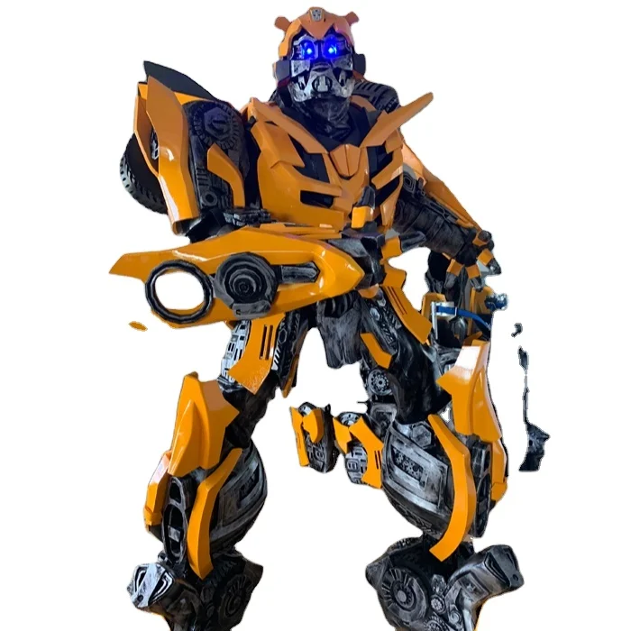 wearable robot for parties bee The designer handmade the wearable robot costume Bumble bee