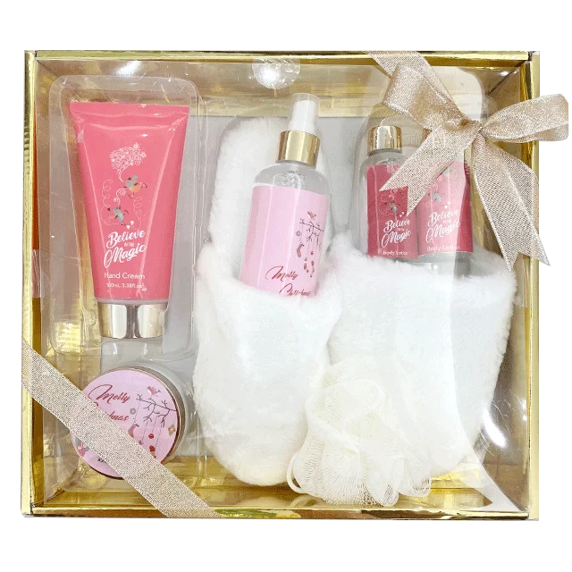 OEM/ODM New design spa gift bath set bathroom women bathrobe bath and body sets bath shower sets