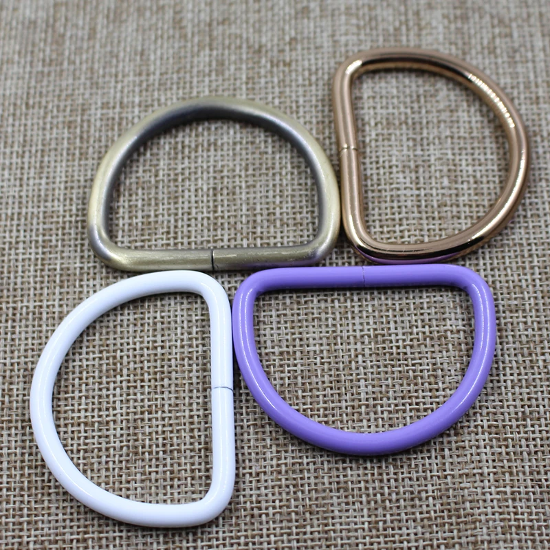 High quality hot sale custom metal d ring belt buckle for bag strap
