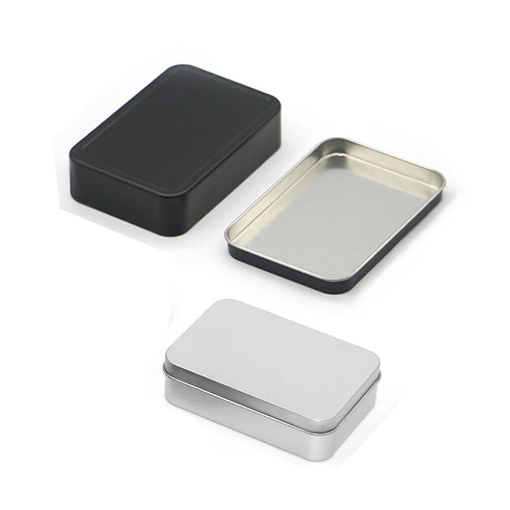 Metal Cookies Cards Tin Cans Chewing Gum Pills USB Wedding Gift Tea Cake Candy Biscuit Packing Storage Containers Box for Mint