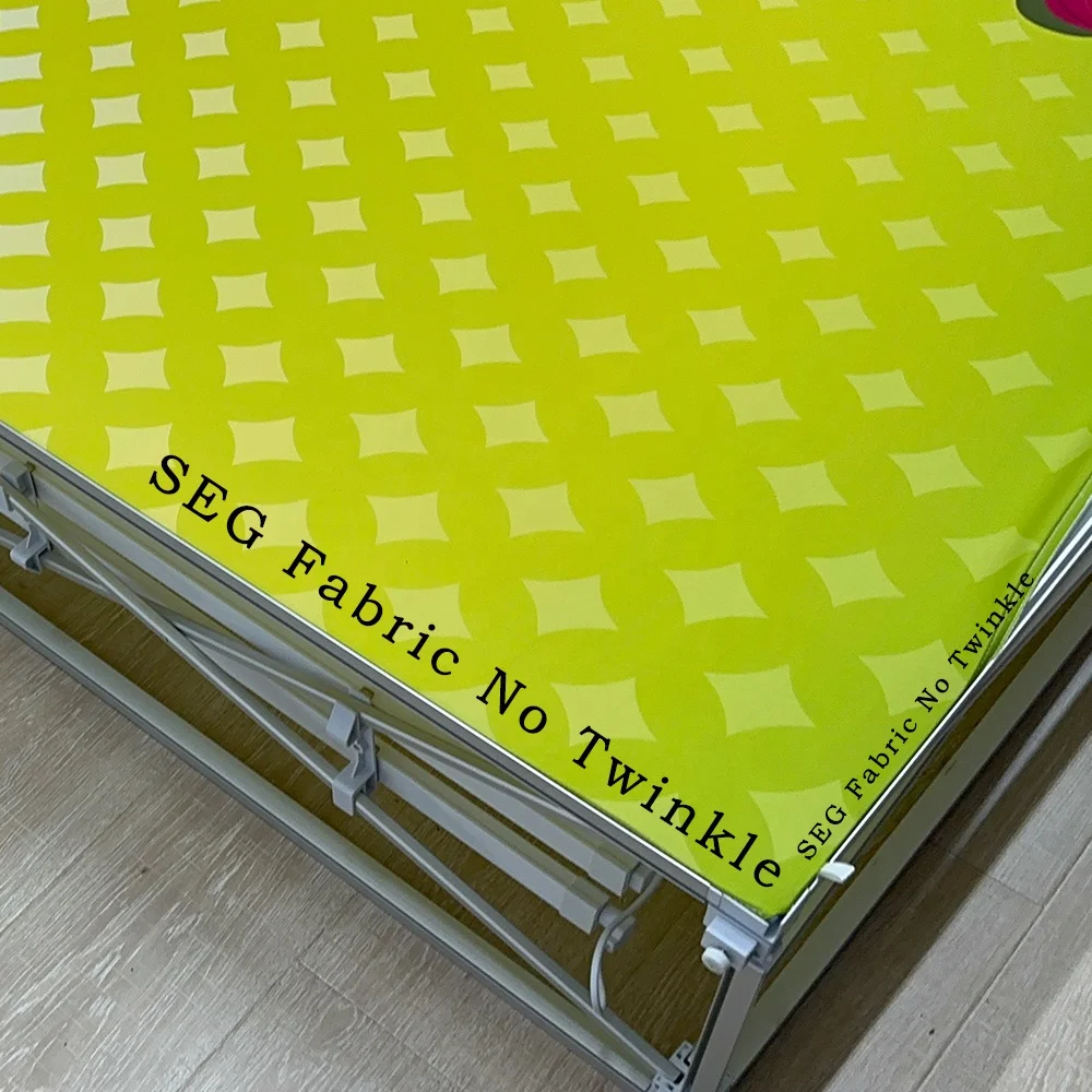 10ft Advertising Seg Fabric LED Backlit Tradeshow Expo Portable Trade Show Display Pop Up Booth