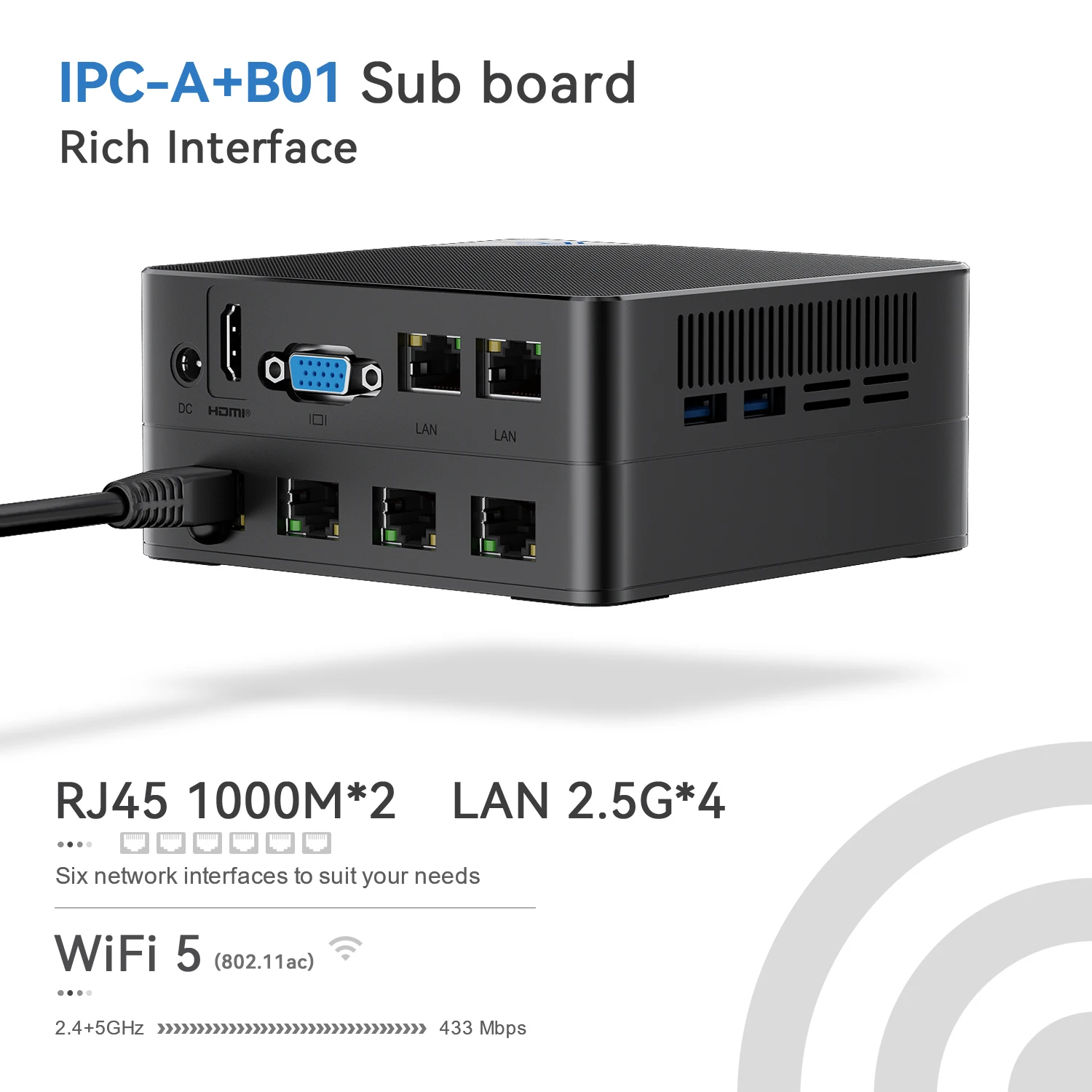 SOYEER Fanless Mini Computer Factory Price Industrial PC IPC-A In-tel Processor J4205 4G+64G GPIO UART Mini pc Beelink