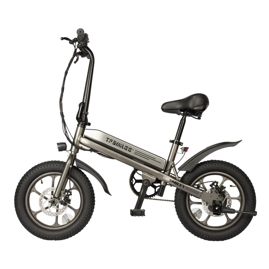 S5 Folding Electric Bicycle Fat Tire Aluminum Alloy Frame 48v 15ah Lithium Battery 350w Motor Power 20inch Wheel US Warehouse