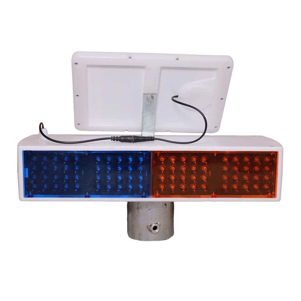 High quality flashing light Solar Powered Traffic Signal Lights High Brightness Road Safety Led Traffic Warning Light