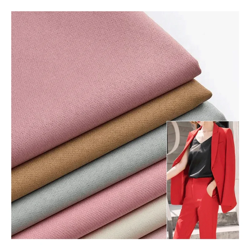 Двойной тканый 95% полиэстер 5% спандекс ткань 4-way стрейч эластан для