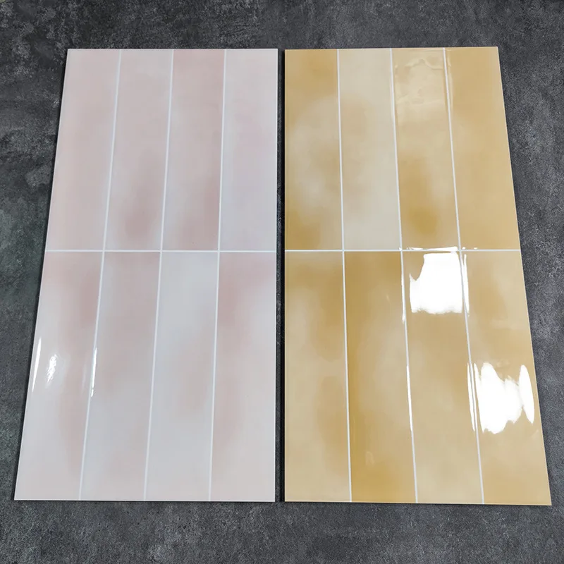 Nordic Interior 300*600mm 3D Porcelain Rustic Wall Tiles Anti-Slip Colorful Ceramic Glazed Tile for Bathroom