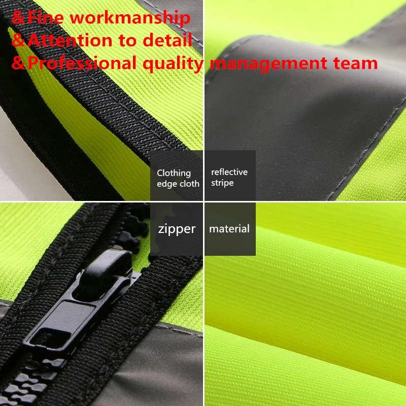 Widely used superior quality safety fleece  vest visibility thai products wholesale