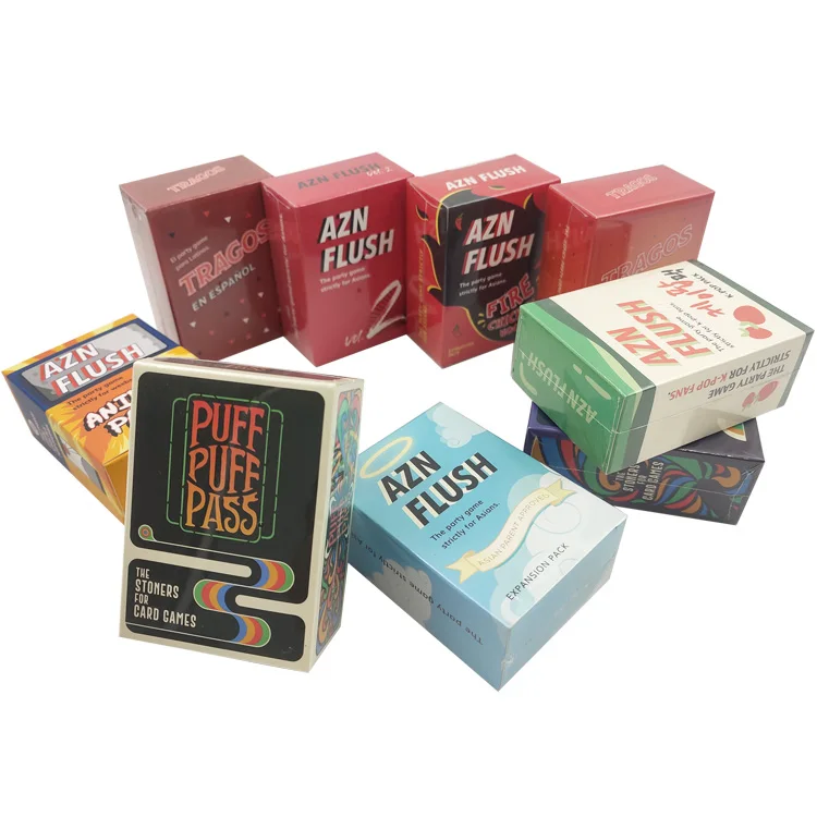 Shenzhen card game manufacturer customized high quality game cards custom printing kids flash cards