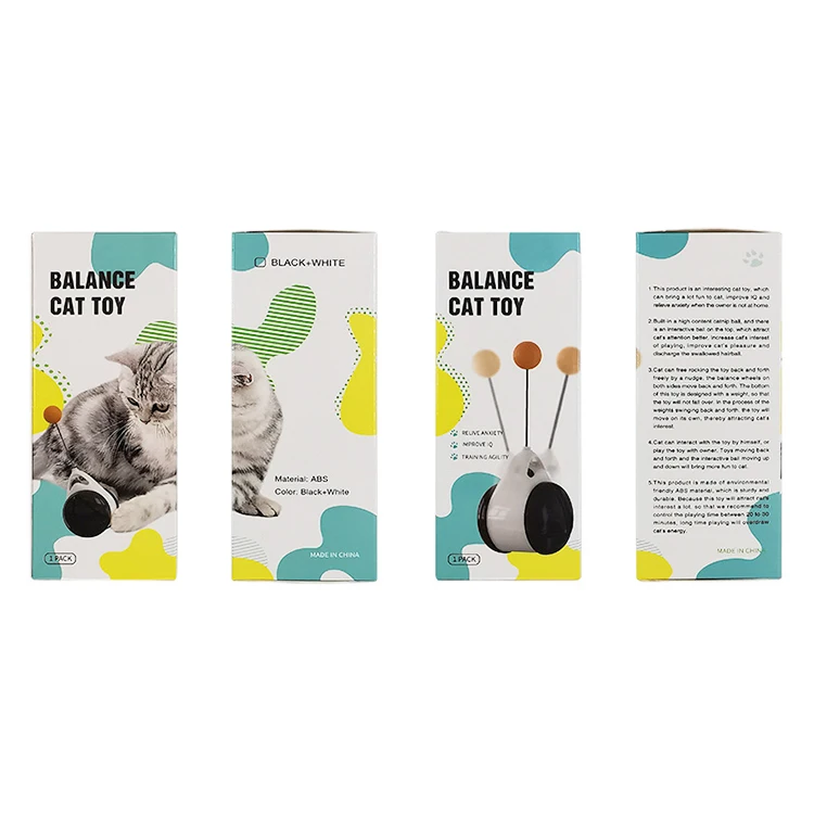 Kitten Interactive Balance Car Tumbler Swing Cats Toys Chasing Toy With Catnip Funny Pet Self Play Products No Power Drive