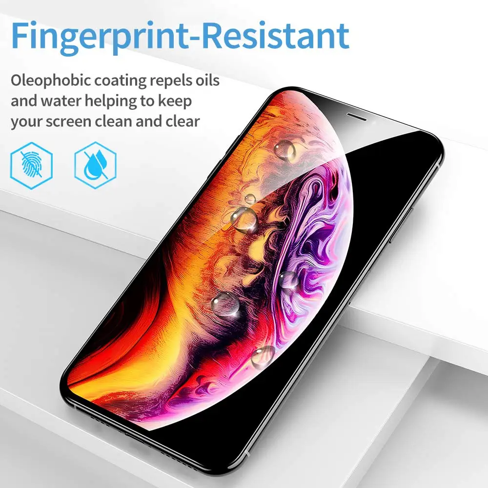 Закаленное стекло для iPhone 11 Pro защита экрана 3x прочная Max