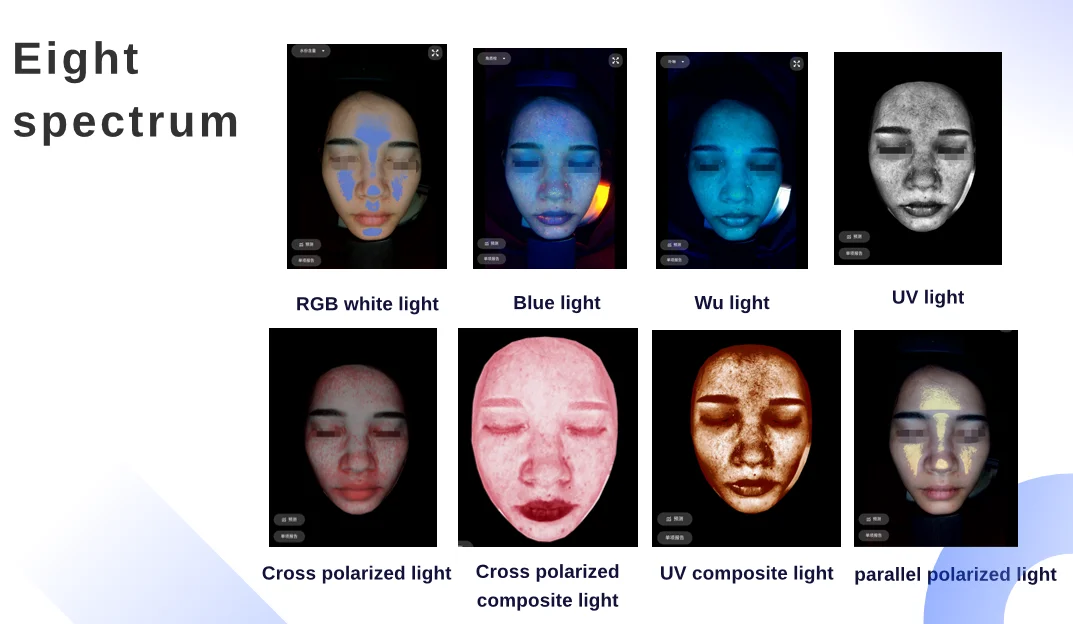 Skin Analyzer Analizador De Piel 3d Portable Face Visia Skin Analysis Machine Magic Mirror Skin Scanner Analyzer Facial Machine