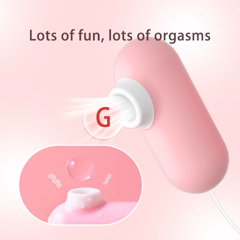 Vibrating Egg Women Tongue Licking Device Jump Egg Dual Heads G-Point Masturbator Vibrator Sex Machine Sex Toys for Masturbation