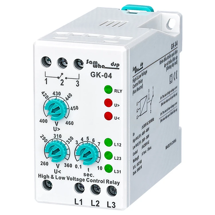Samwha-dsp Gk-04 Low Power Thermistor Single Phase Electric Motor Protection Relay