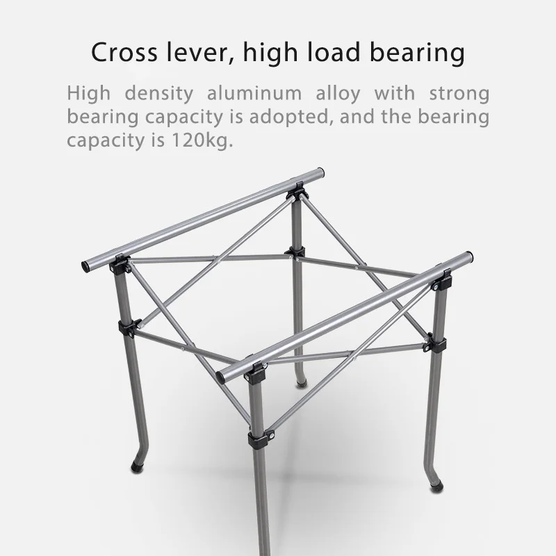 Portable outdoor folding aluminium table and chairs 5pcs set garden picnic barbecue fishing