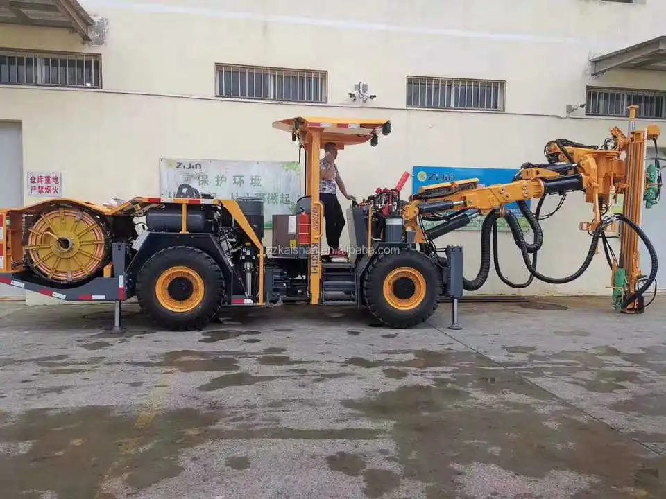 Kaishan KM211 KM311 hard rock full hydraulic underground tunnel Anchoring rock bolting anchor drilling rig machine