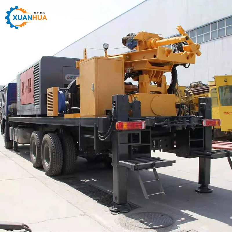 Factory Direct Sell Truck Mounted Water Drilling Rig trailer mounted drilling rig