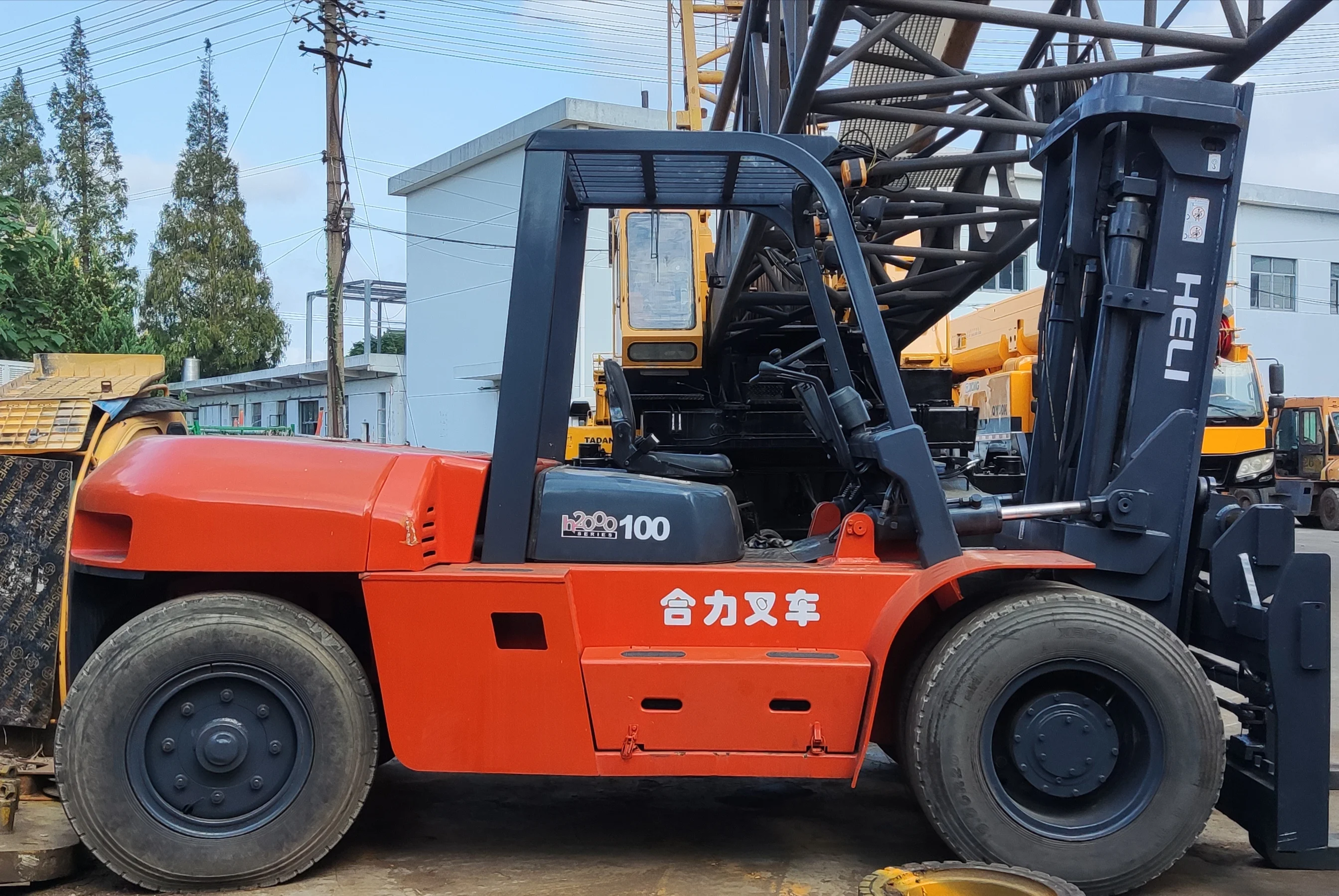China brand 10ton used Forklifts Heli cpcd100 on hot sale in Good condition