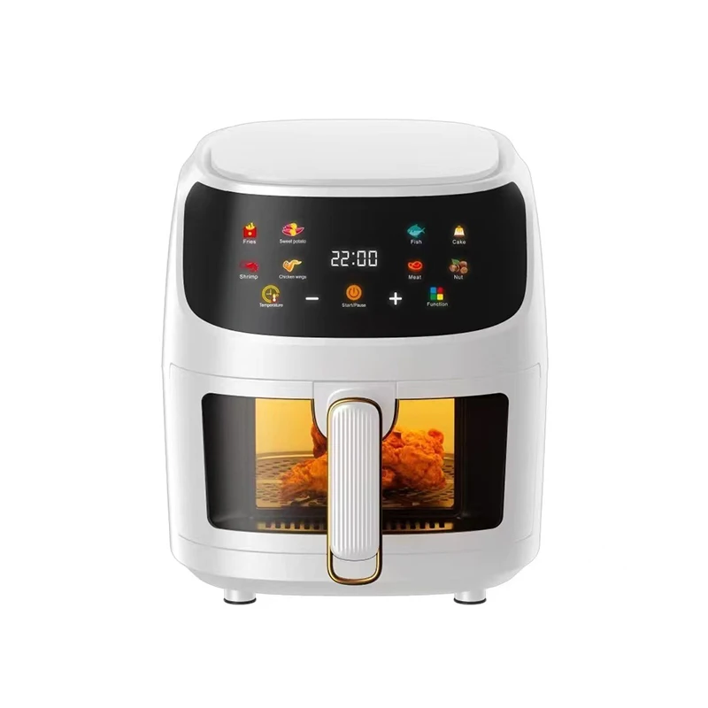 Air Fryer Large capacity Fryer Multi functional visual air fryer Color LCD touch electric oven