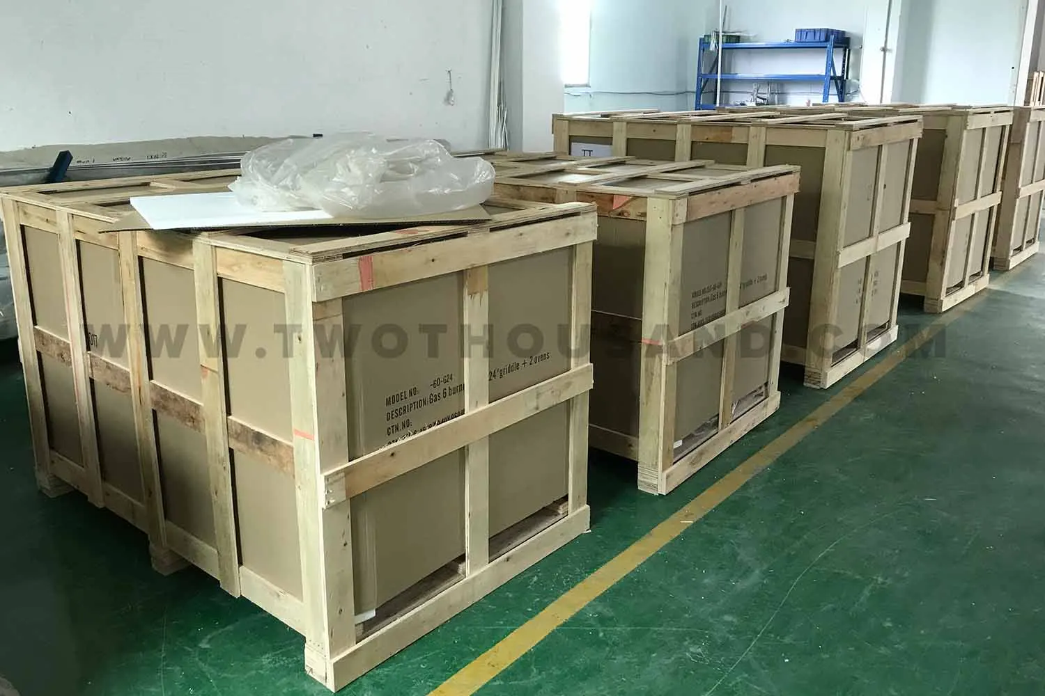 RGR60-G24 6 Burners ETL Restaurant Gas Stove with Oven and Griddle