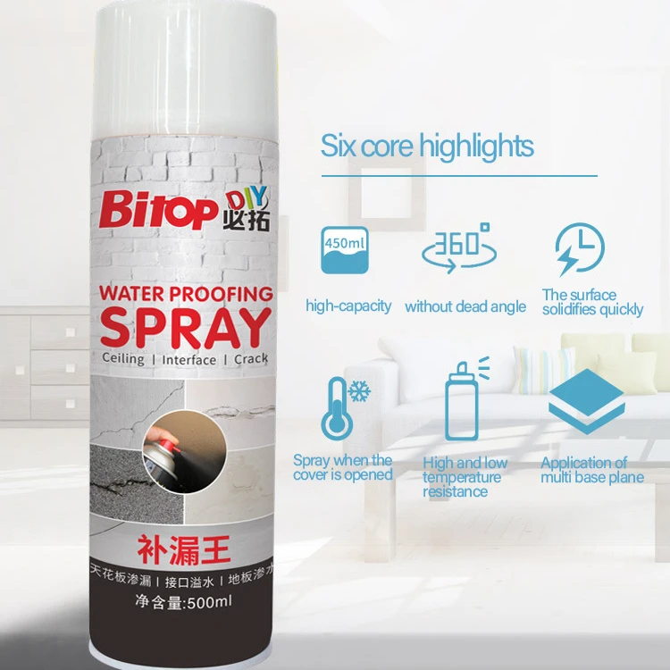 Outdoor hot sale black/ white / grey waterproof spray for floor crack (1600083556772)