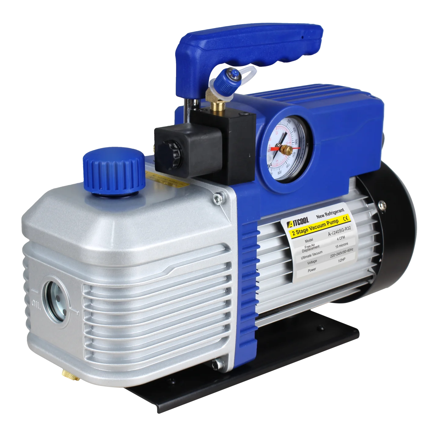 China factory HVAC/R Refrigeration  3.5CFM/4.0CFM Two stage R32 HFO-1234yf electric ac vacuum pump A-i240SG-R32