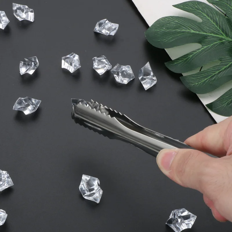 Wholesale Gold Color Stainless Steel Ice Cube Serving Tongs