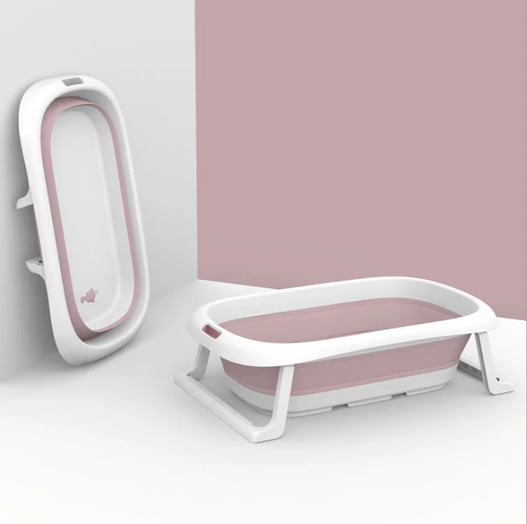 New products plastic New style foldable baby bathtub good folding baby bath tub with portable fold bathtub