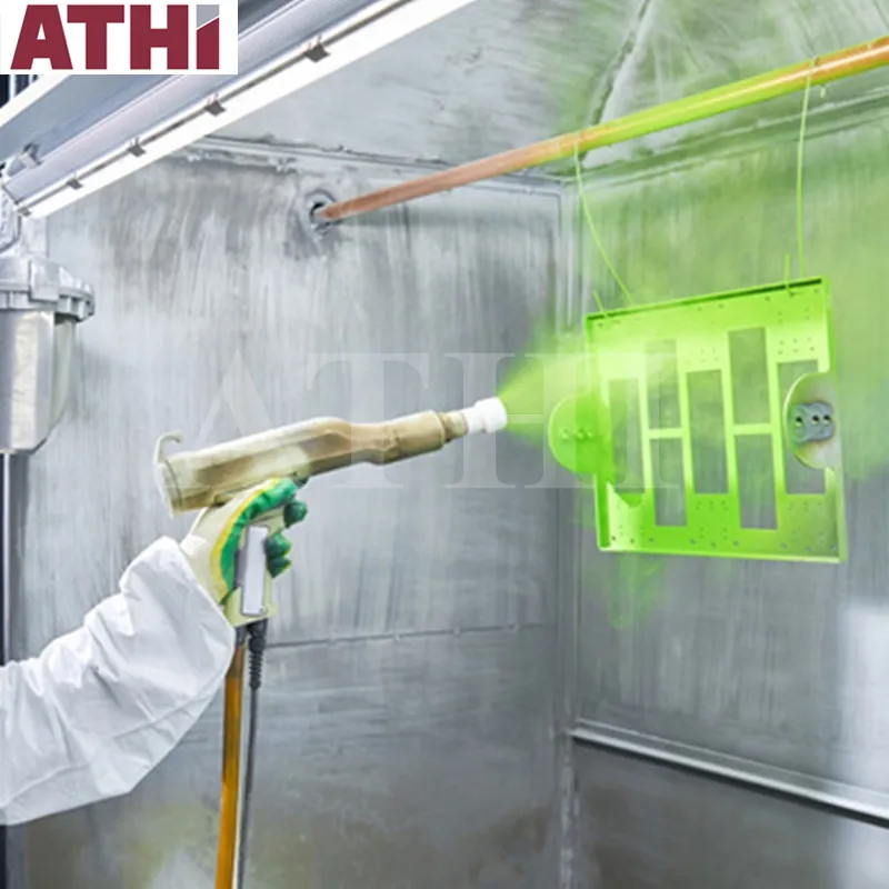 Car truck body big structural parts Manual type sand blasting and spray painting booth