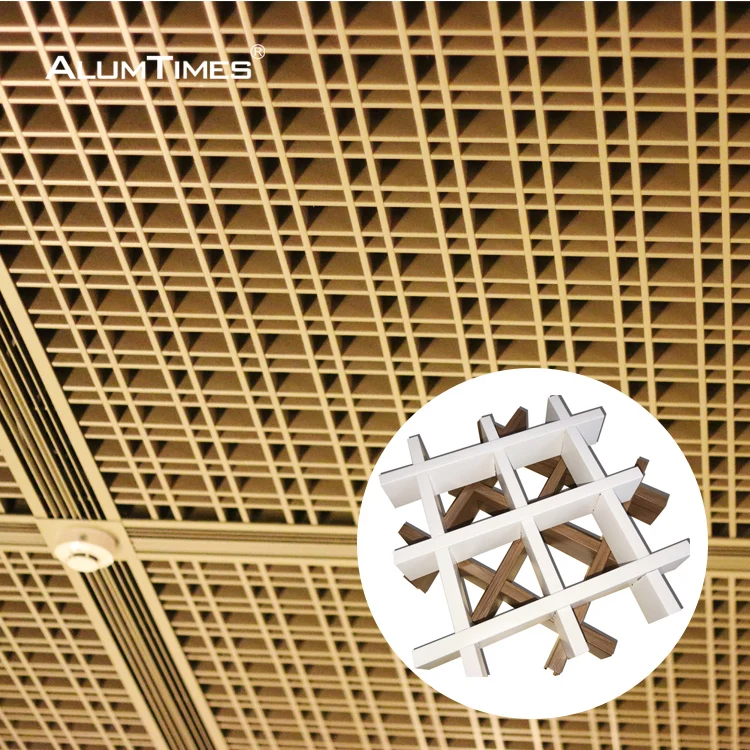 New Products Building Decoration Material Suspended Aluminum Open Cell/Grill Ceiling/Grid Ceiling Tiles