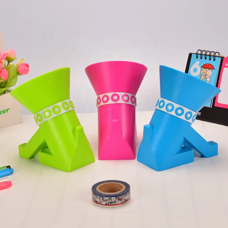 Plastic Dog Pen Holder for School Kids Hold Pens and Pencils with Lovely Design Manufacturer OEM CN;GUA