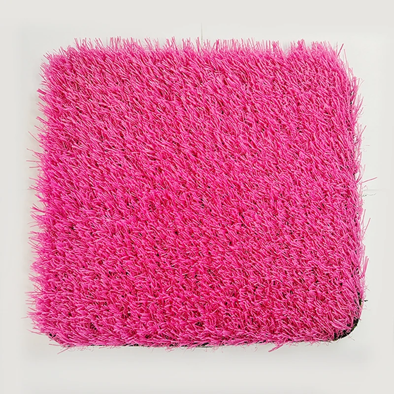 outdoor artificial grass pink turf carpet for garden yard wedding wall decoration