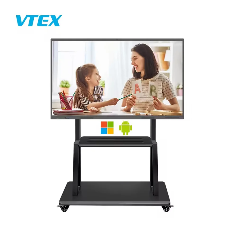 75 inch office board intelligent infrared whiteboard conference all-in-one machine smart board interactive classroom