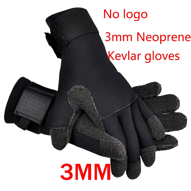 Available 3/5MM diving gloves Winter swimming catch fish non-slip anti-scratch wear resistant warm and cold snorkeling gloves