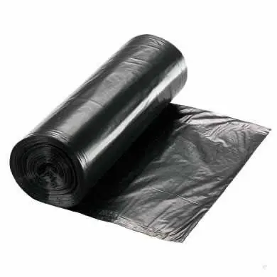 Оптовая продажа большой размер 64 65 галлонов LDPE Пластиковый черный мешок для мусора кухни гостиной мешки в рулоне