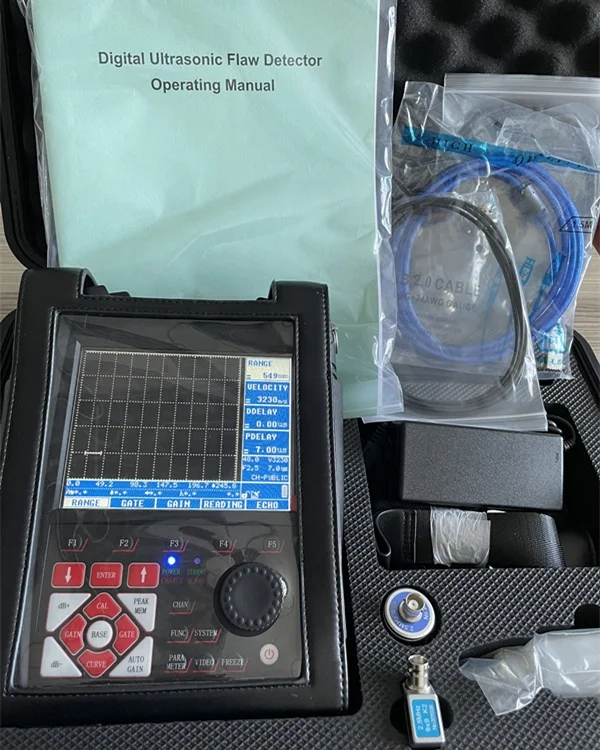 Portable digital ultrasonic flaw Metal leak detector meter