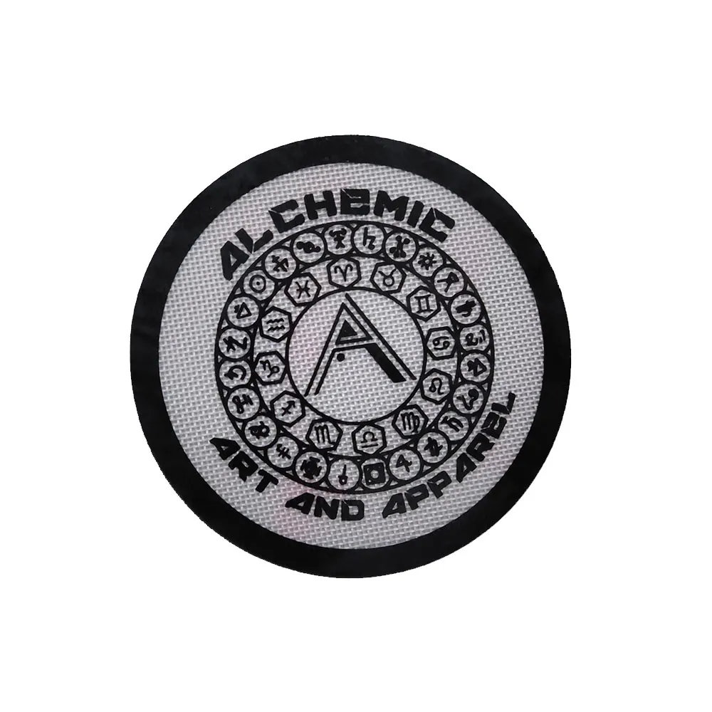 Factory Custom Shape Design Small Silicon Dabs Mat Kit Heat Resistant Silicone Rubber Tobacco Dabs Mat for Dry Herbs