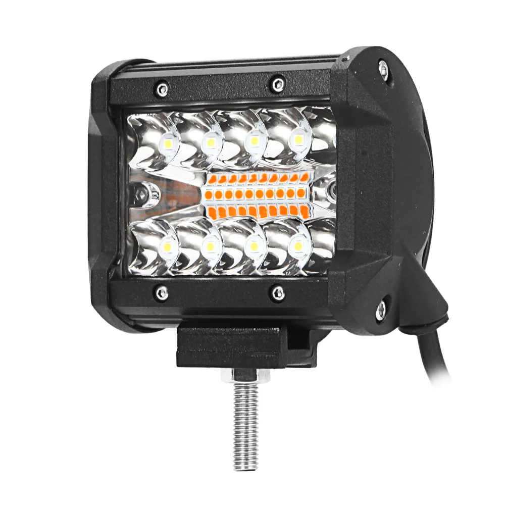 Wholesale 4Inch Led Work Light Cube LED Pod Light 60W Strobe Amber Flash Led Light Bar 4x4 Work Lamps