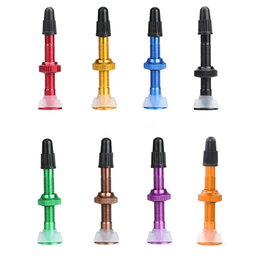 40mm/60mm Alloy Colored Colorful Road MTB Bike FV Valve Presta Bicycle Tubeless Valve