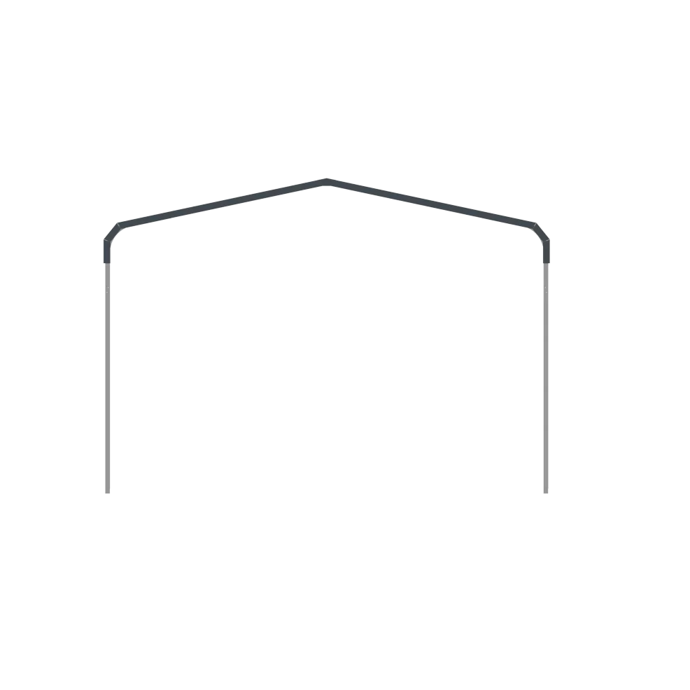 ESGC1326-H260 Durable Steel Carport shed outdoor car cover for Sale